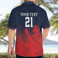 Custom Qatar Cricket Hawaiian Shirt Red Sporty Pattern - Wonder Print Shop