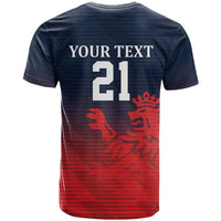 Custom Qatar Cricket T Shirt Red Sporty Pattern - Wonder Print Shop