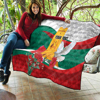 Bulgaria Liberation Personalized Quilt Suedinenieto Pravi Silata