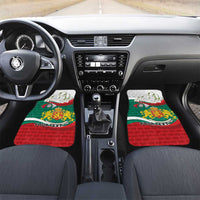 Republic of Bulgaria Personalized Car Mats Crowned Golden Lion Suedinenieto Pravi Silata