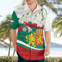 Republic of Bulgaria Personalized Hawaiian Shirt Crowned Golden Lion Suedinenieto Pravi Silata