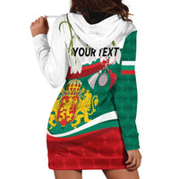 Republic of Bulgaria Personalized Hoodie Dress Crowned Golden Lion Suedinenieto Pravi Silata