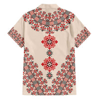 Baba Marta Day Martenitsa Family Matching Short Sleeve Bodycon Dress and Hawaiian Shirt Traditional Bulgarian Embroidery