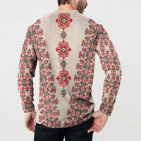 Bulgarian Martenitsa Button Sweatshirt Tradition March 1st Chestita Baba Marta