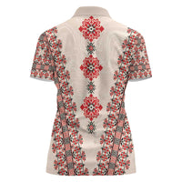 Bulgarian Martenitsa Women Polo Shirt Tradition March 1st Chestita Baba Marta
