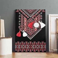 Martenitsa Martisor Day Canvas Wall Art Traditional Romanian Folk Art