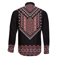 Martenitsa Martisor Day Family Matching Off The Shoulder Long Sleeve Dress and Hawaiian Shirt Traditional Romanian Folk Art