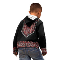 Martenitsa Martisor Day Kid Hoodie Traditional Romanian Folk Art