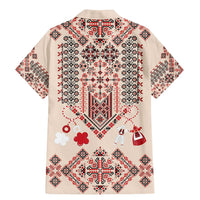 Vintage Martisor Day Martenitsa Family Matching Mermaid Dress and Hawaiian Shirt Traditional Romanian Embroidery No1