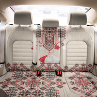 Vintage Martisor Day Martenitsa Back Car Seat Cover Traditional Romanian Embroidery No2