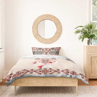 Vintage Martisor Day Martenitsa Bedding Set Traditional Romanian Embroidery No2