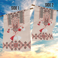 Vintage Martisor Day Martenitsa Garden Flag Traditional Romanian Embroidery No2