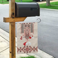 Vintage Martisor Day Martenitsa Garden Flag Traditional Romanian Embroidery No2