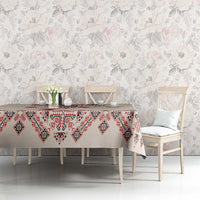 Vintage Martisor Day Martenitsa Tablecloth Traditional Romanian Embroidery No2