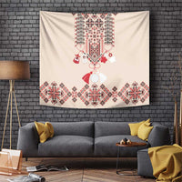 Vintage Martisor Day Martenitsa Tapestry Traditional Romanian Embroidery No2