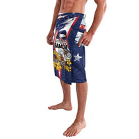 USA-American Samoa Flag Day Personalized Lavalava Bald Eagle Polynesian Tribal Pattern