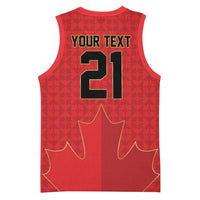 Custom Canada Football Pride Basketball Jersey Take Me To America Maple Leaf