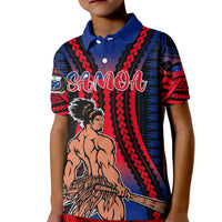Polynesian Samoa Independence Day Kid Polo Shirt Polynesian Pacific Tribal - Wonder Print Shop