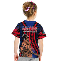Polynesian Samoa Independence Day Kid T Shirt Polynesian Pacific Tribal - Wonder Print Shop