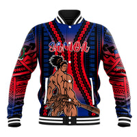 Custom Polynesian Samoa Independence Day Baseball Jacket Polynesian Pacific Tribal LT9 - Wonder Print Shop