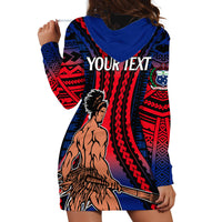 Custom Polynesian Samoa Independence Day Hoodie Dress Polynesian Pacific Tribal - Wonder Print Shop