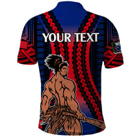 Custom Polynesian Samoa Independence Day Polo Shirt Polynesian Pacific Tribal - Wonder Print Shop