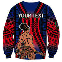 Custom Polynesian Samoa Independence Day Sweatshirt Polynesian Pacific Tribal - Wonder Print Shop