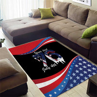 Funny Ice Cream 1776 Drip Personalized Area Rug American Flag 4th Of July