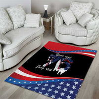 Funny Ice Cream 1776 Drip Personalized Area Rug American Flag 4th Of July