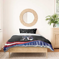 Funny Ice Cream 1776 Drip Personalized Bedding Set American Flag 4th Of July