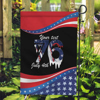 Funny Ice Cream 1776 Drip Personalized Garden Flag American Flag 4th Of July