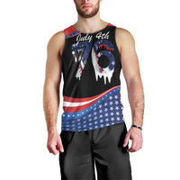 Funny Ice Cream 1776 Drip Personalized Men Tank Top American Flag 4th Of July