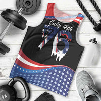Funny Ice Cream 1776 Drip Personalized Men Tank Top American Flag 4th Of July