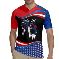 Funny Ice Cream 1776 Drip Personalized Rugby Jersey American Flag 4th Of July