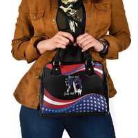 Funny Ice Cream 1776 Drip Personalized Shoulder Handbag American Flag 4th Of July