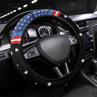 Funny Ice Cream 1776 Drip Steering Wheel Cover American Flag 4th Of July