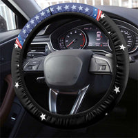 Funny Ice Cream 1776 Drip Steering Wheel Cover American Flag 4th Of July