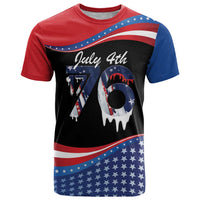 Funny Ice Cream 1776 Drip Personalized T Shirt American Flag 4th Of July