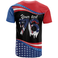 Funny Ice Cream 1776 Drip Personalized T Shirt American Flag 4th Of July