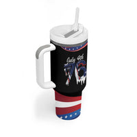 Funny Ice Cream 1776 Drip Personalized Tumbler With Handle American Flag 4th Of July