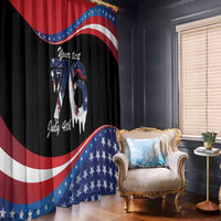 Funny Ice Cream 1776 Drip Personalized Window Curtain American Flag 4th Of July