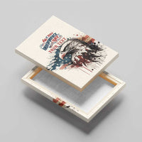 Happy Fourth of July Personalized Canvas Wall Art Bald Eagle USA Independence Day