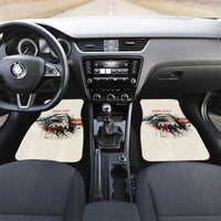 Happy Fourth of July Personalized Car Mats Bald Eagle USA Independence Day