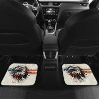 Happy Fourth of July Personalized Car Mats Bald Eagle USA Independence Day