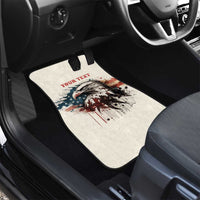 Happy Fourth of July Personalized Car Mats Bald Eagle USA Independence Day