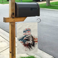 Happy Fourth of July Personalized Garden Flag Bald Eagle USA Independence Day