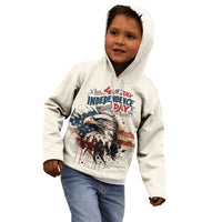 Happy Fourth of July Personalized Kid Hoodie Bald Eagle USA Independence Day