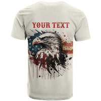 Happy Fourth of July Personalized T Shirt Bald Eagle USA Independence Day