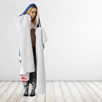 History Began 4th of July Personalized Hooded Blanket Statue of Liberty US Flag