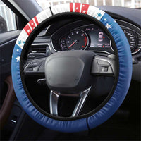 History Began 4th of July Steering Wheel Cover Statue of Liberty US Flag